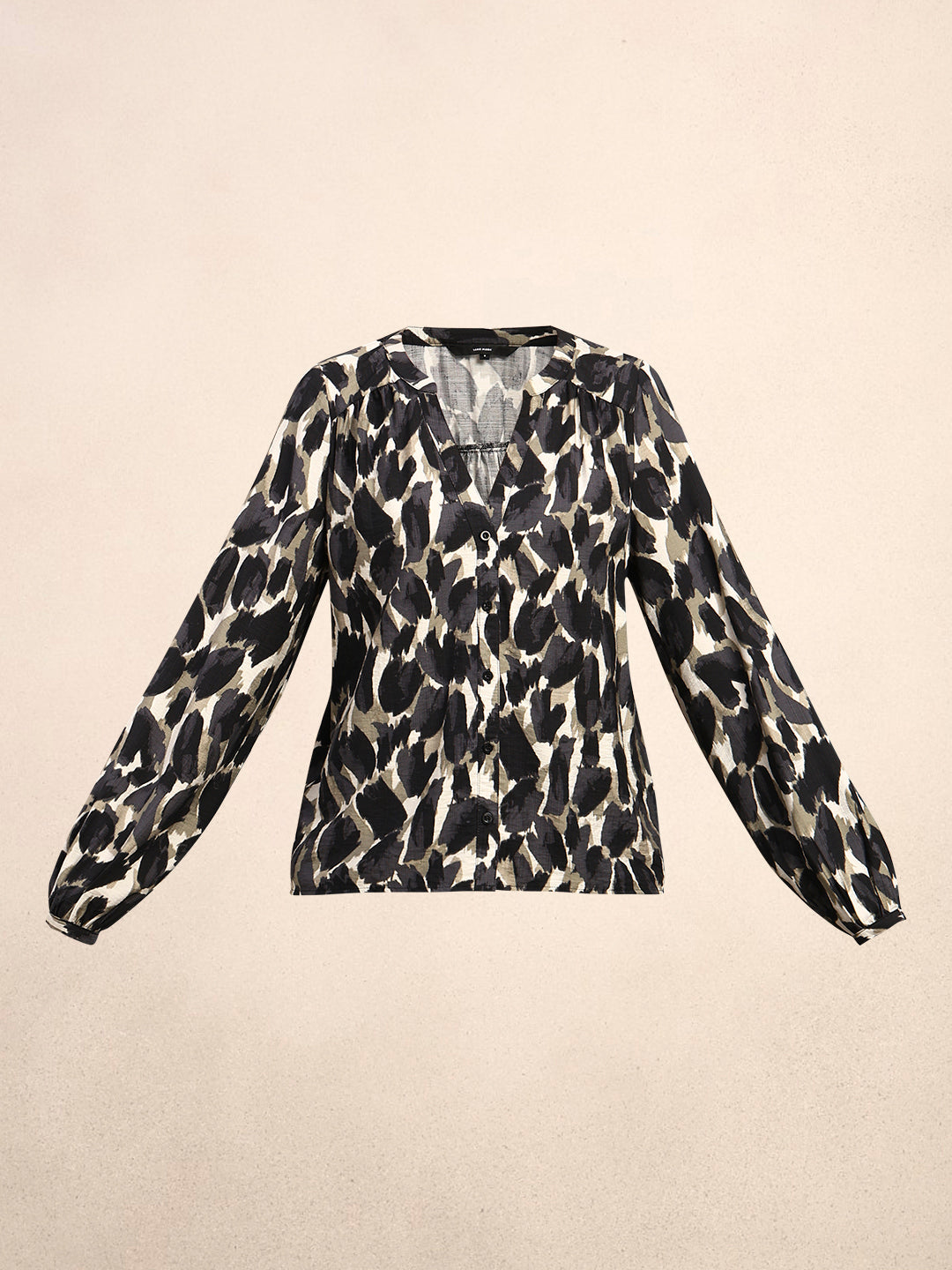 Abstract Animal Print Shirt