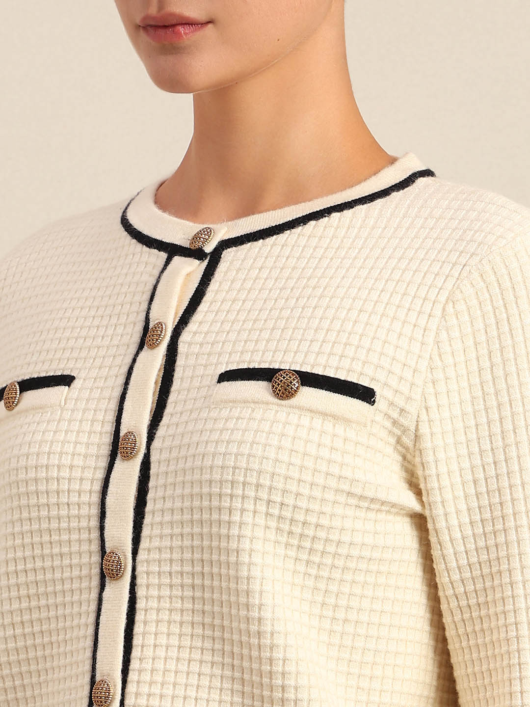 Textured Knit Cardigan