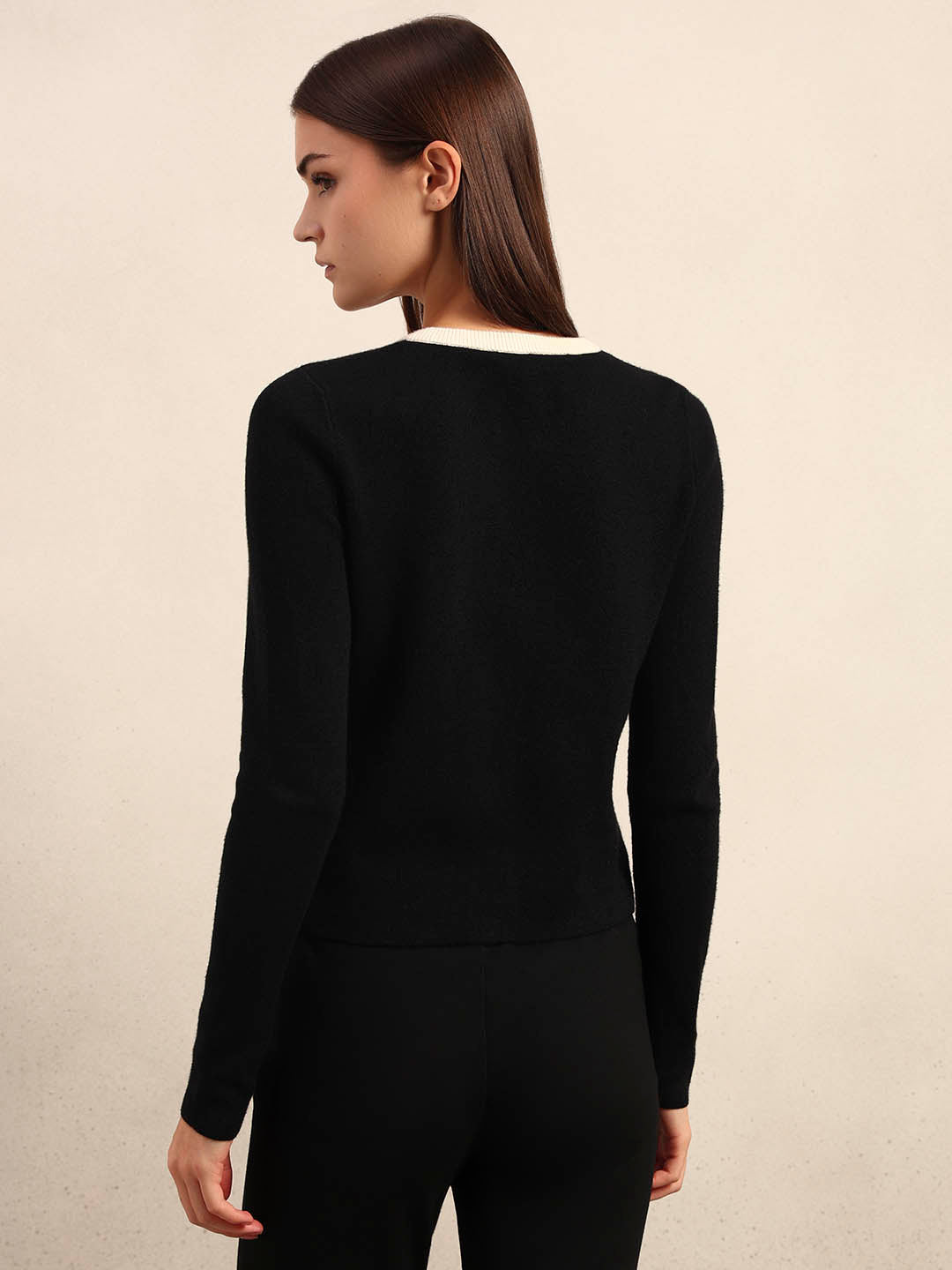 Black Knitted Cardigan