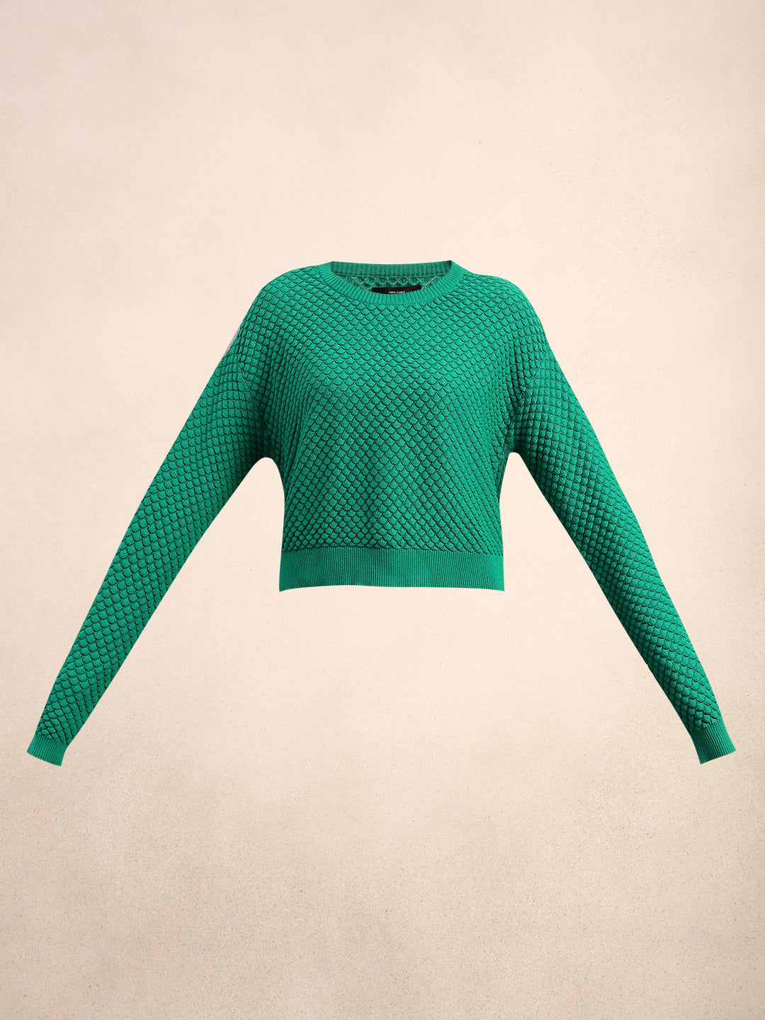 Textured Knitted Pullover