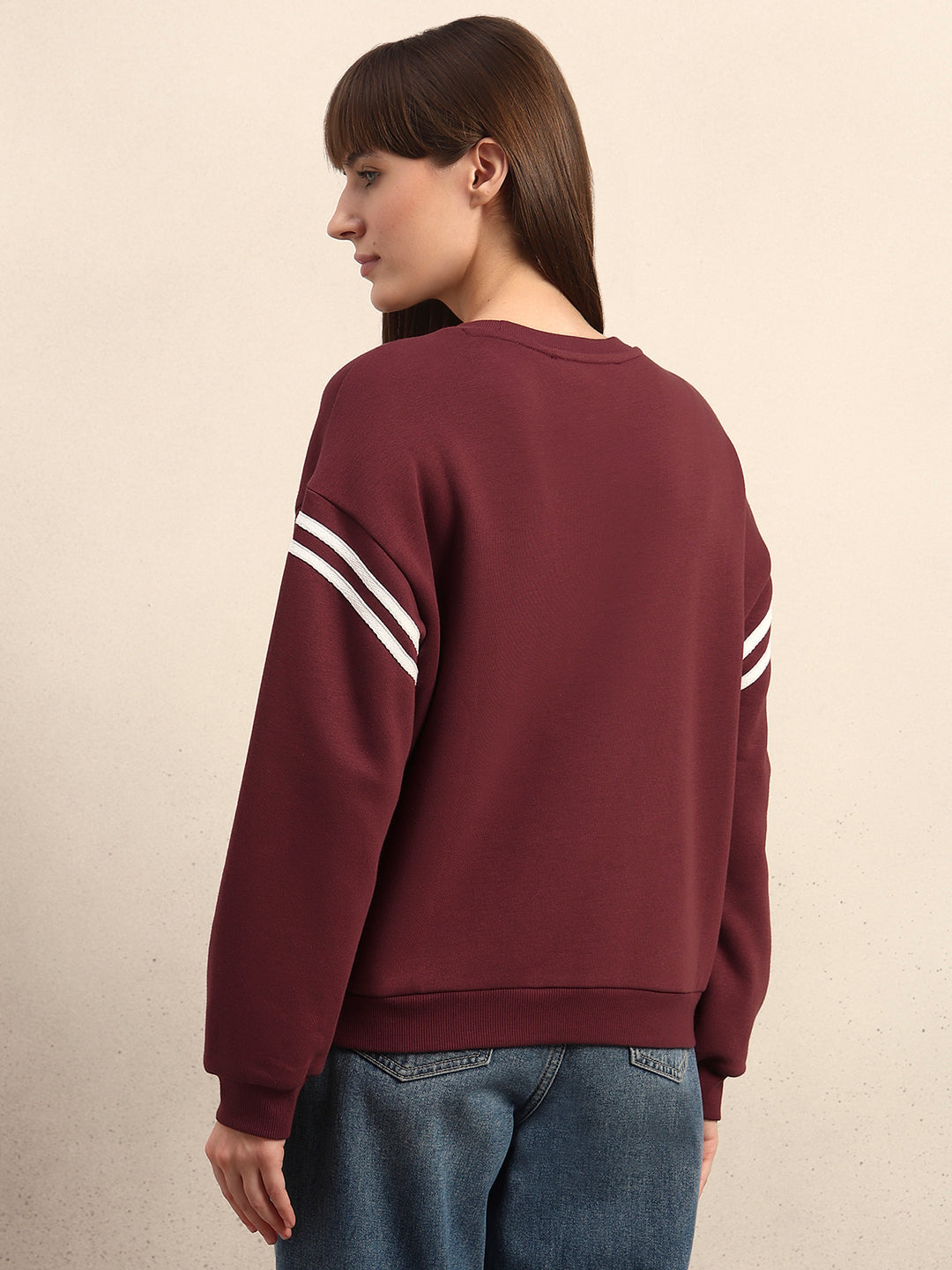 Embroidered Varsity Sweatshirt