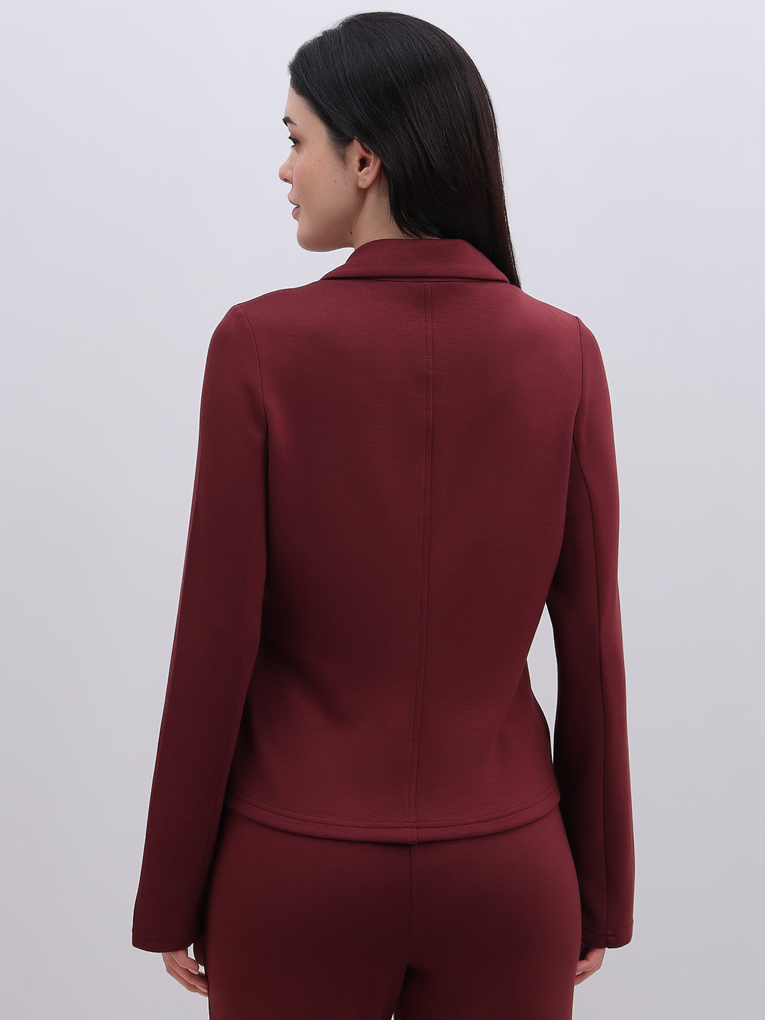 Maroon Tailored Blazer