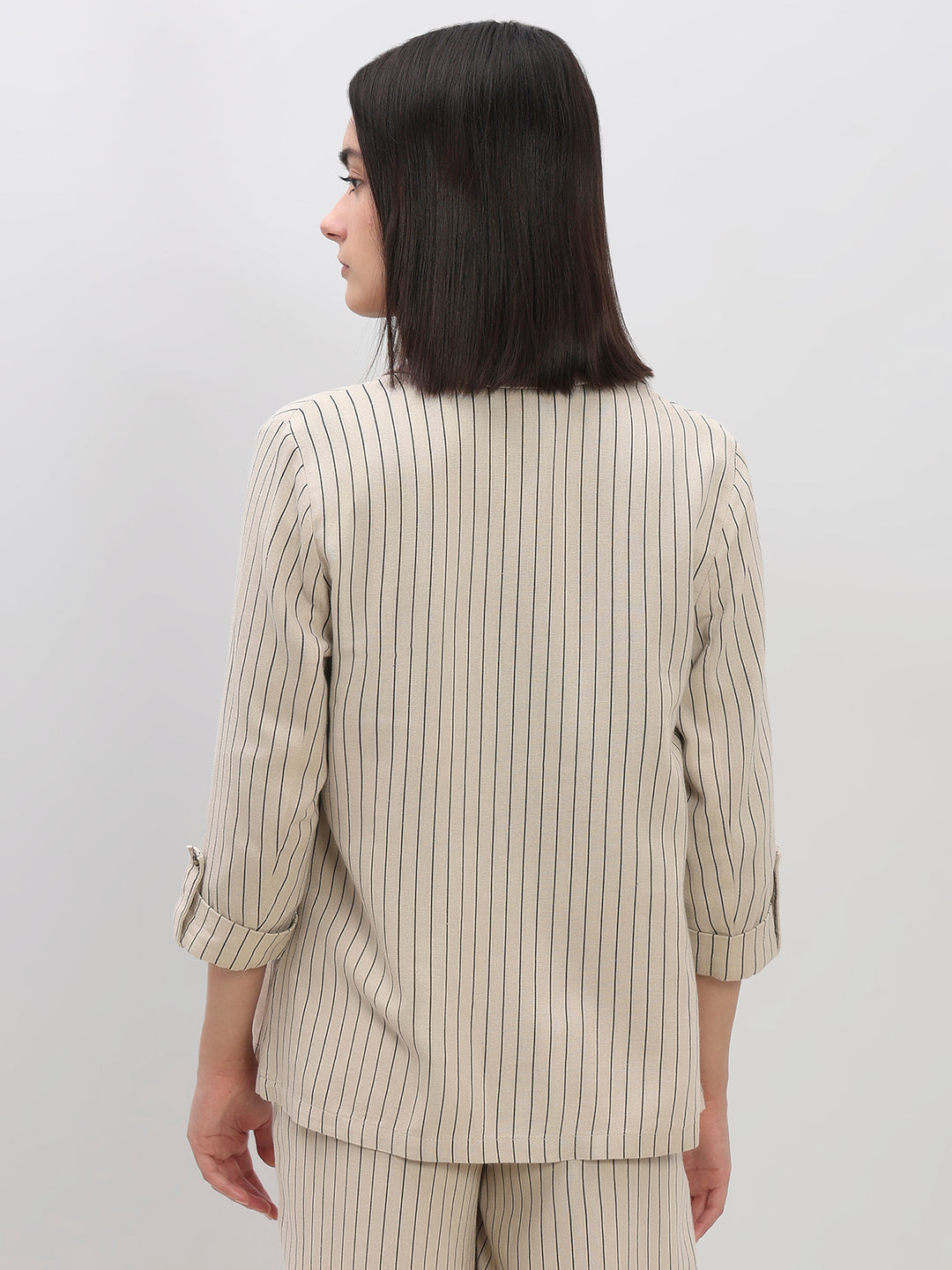 Tailored Striped Blazer