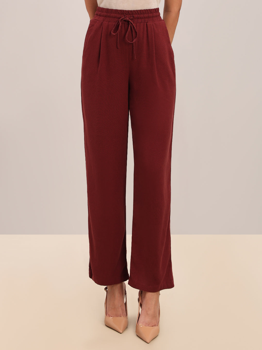 High Rise Wide Leg Pants