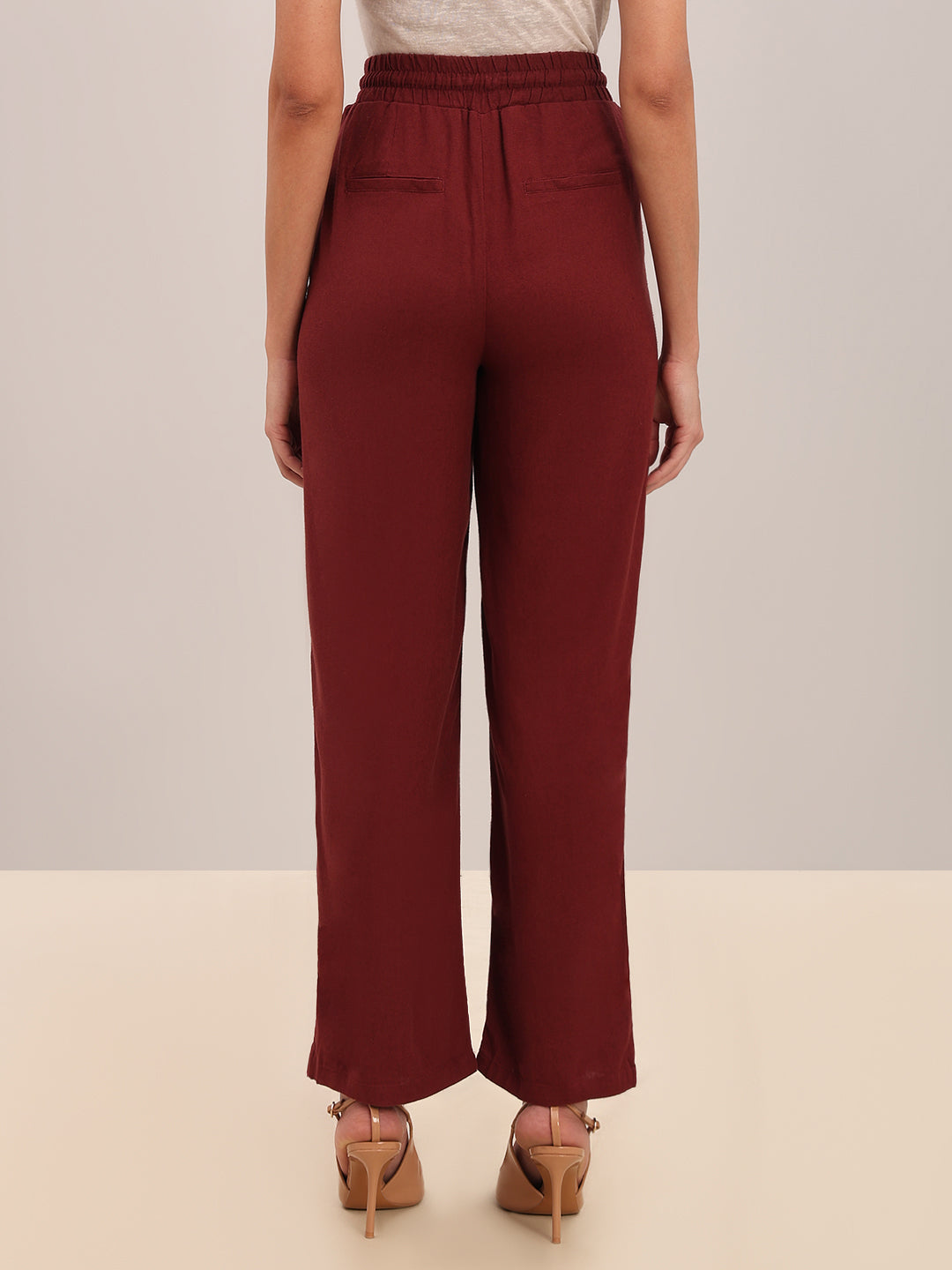 High Rise Wide Leg Pants