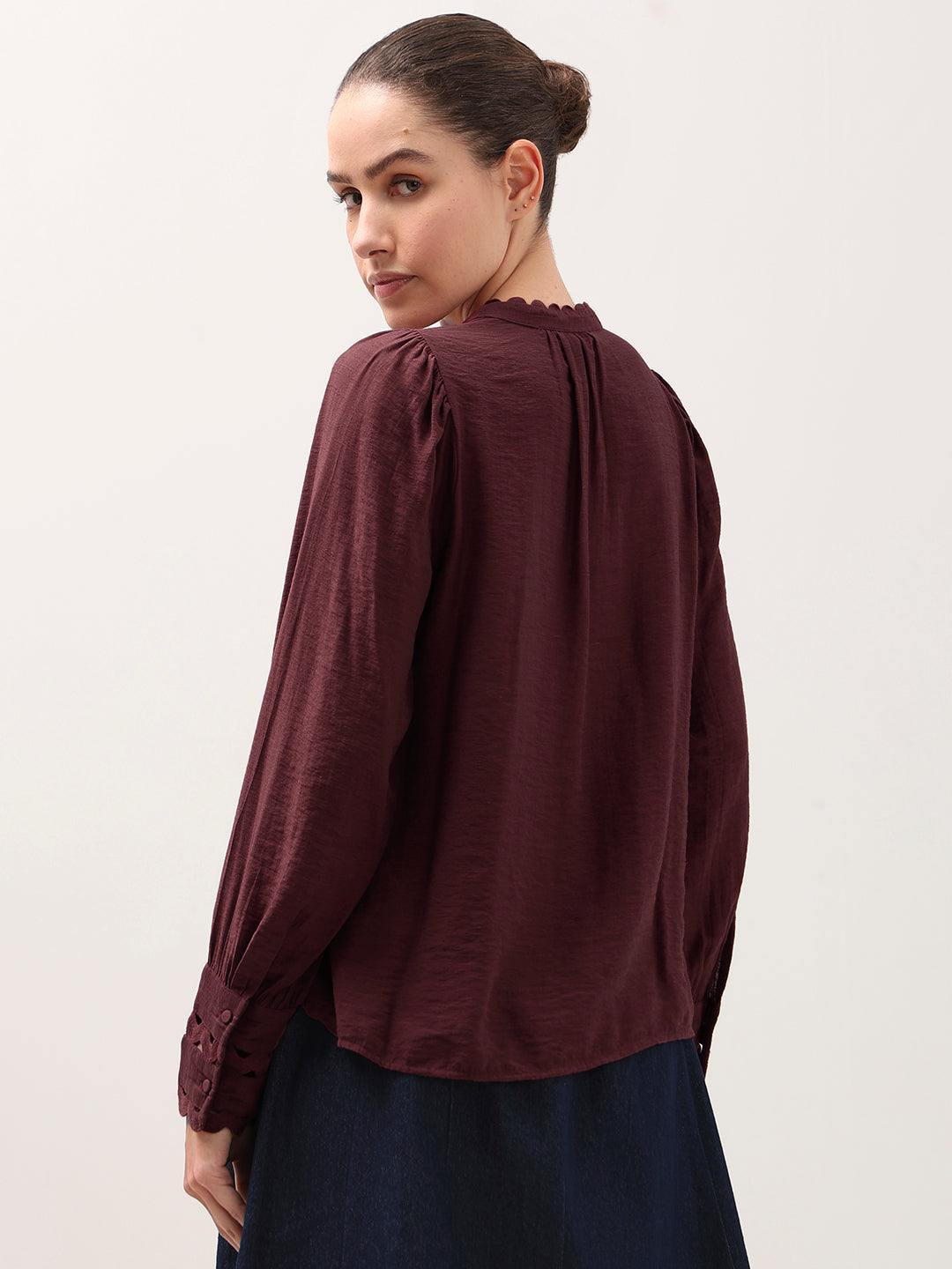 Gathered Neck Top