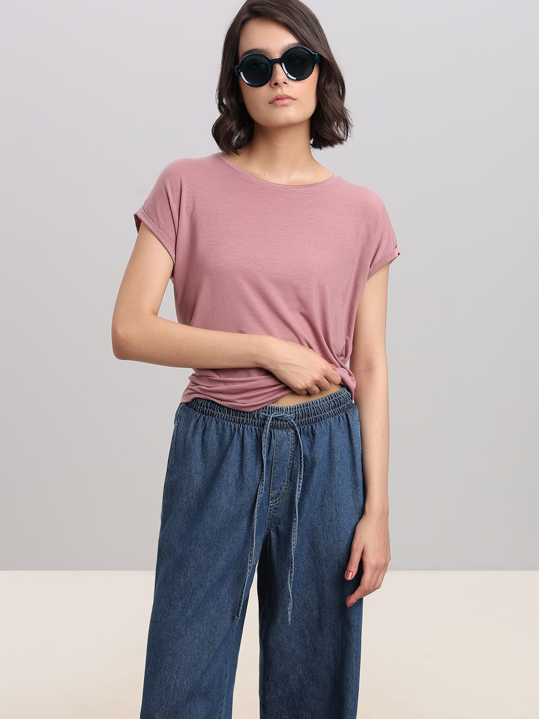 Dusty Pink Sleeveless Top