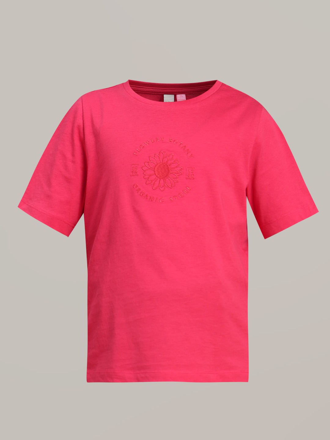 GIRL Pink Printed T-shirt
