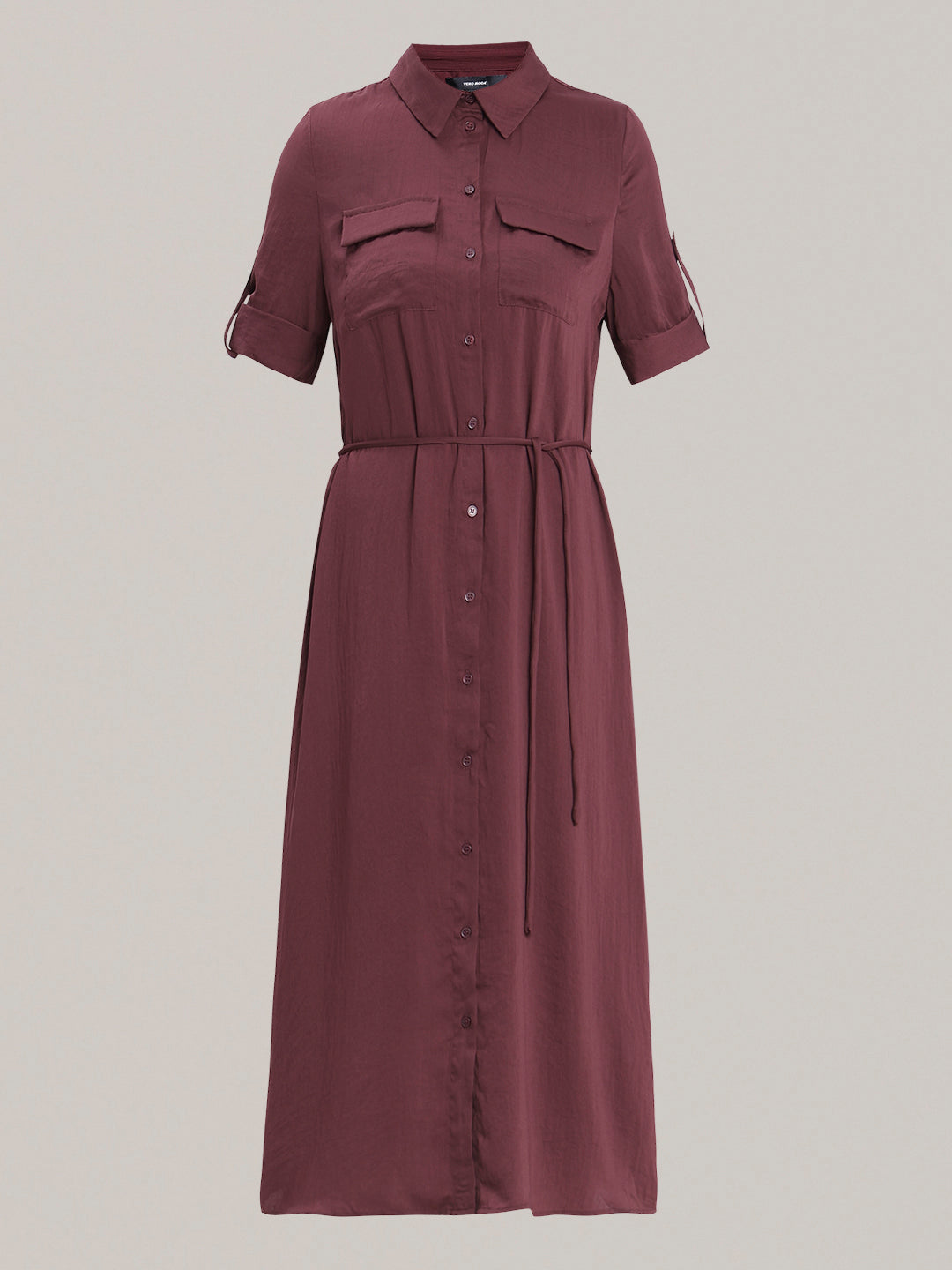 Button-Down Utility Shirt Dress