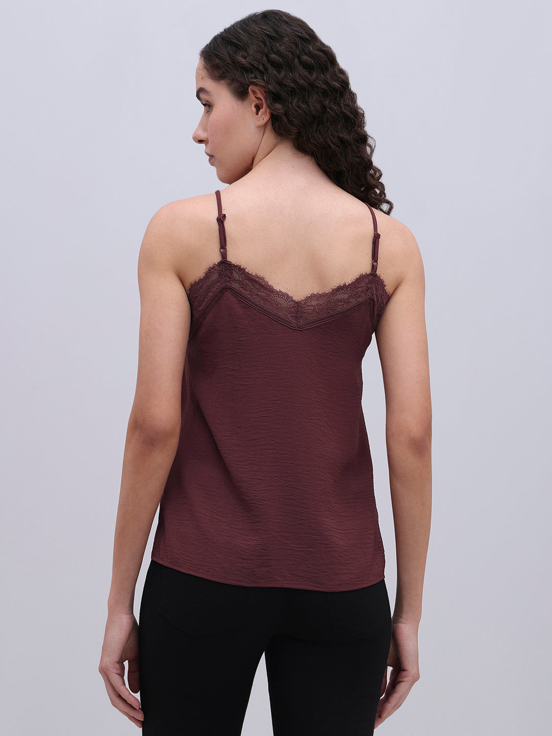 Lace Trim Cami Top