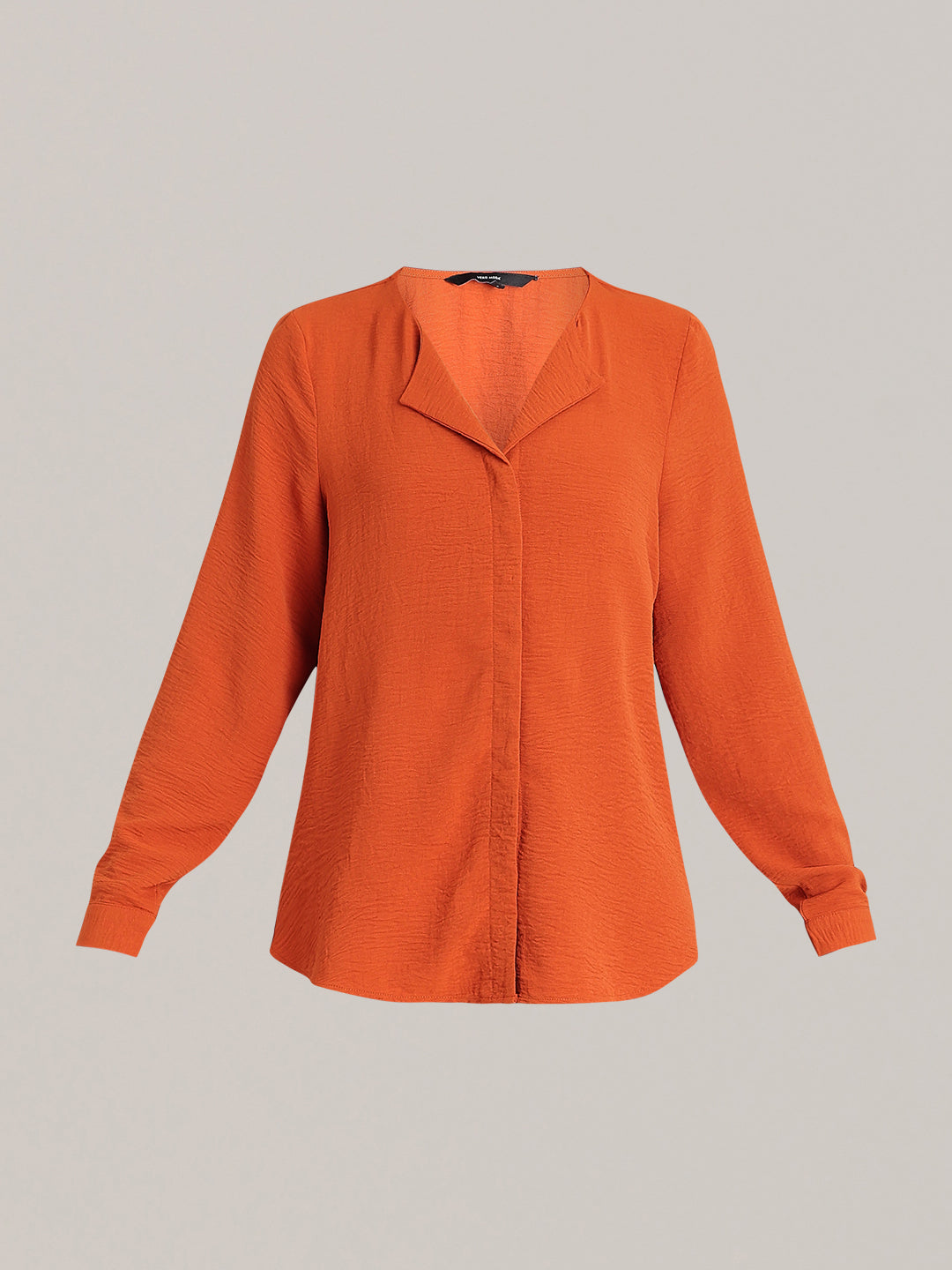 Rust Orange Full Sleeves Top