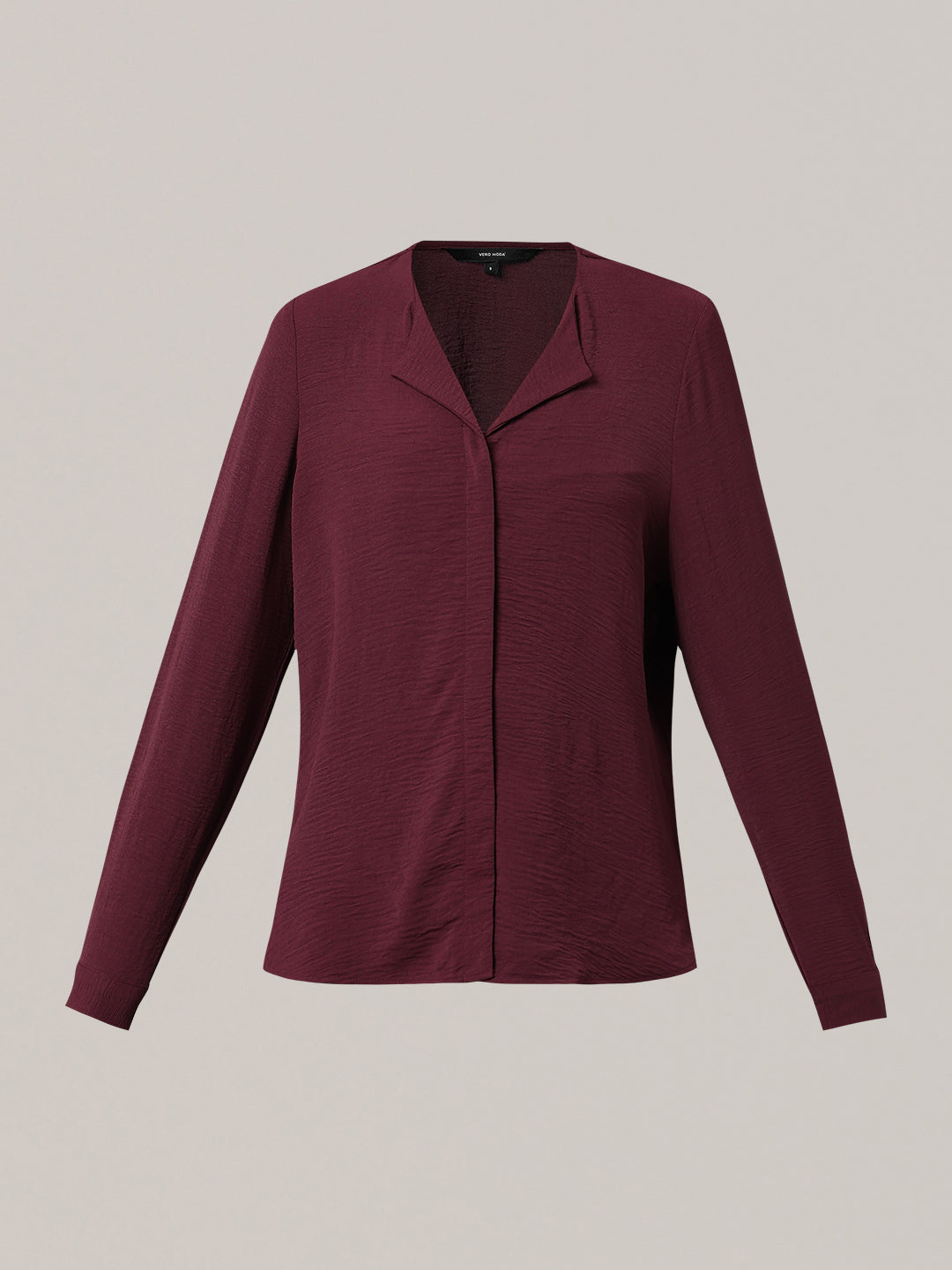 Maroon Full Sleeves Top