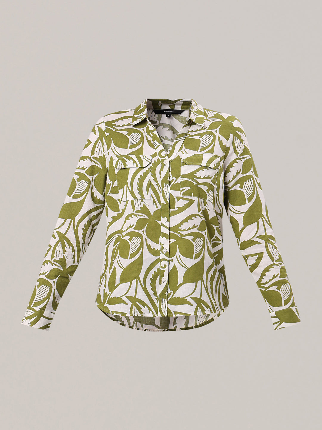 Green Printed Shirt