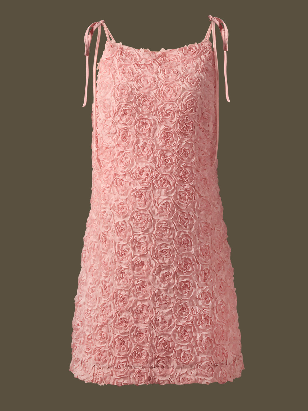 MARQUEE Pink Floral Textured Mini Dress