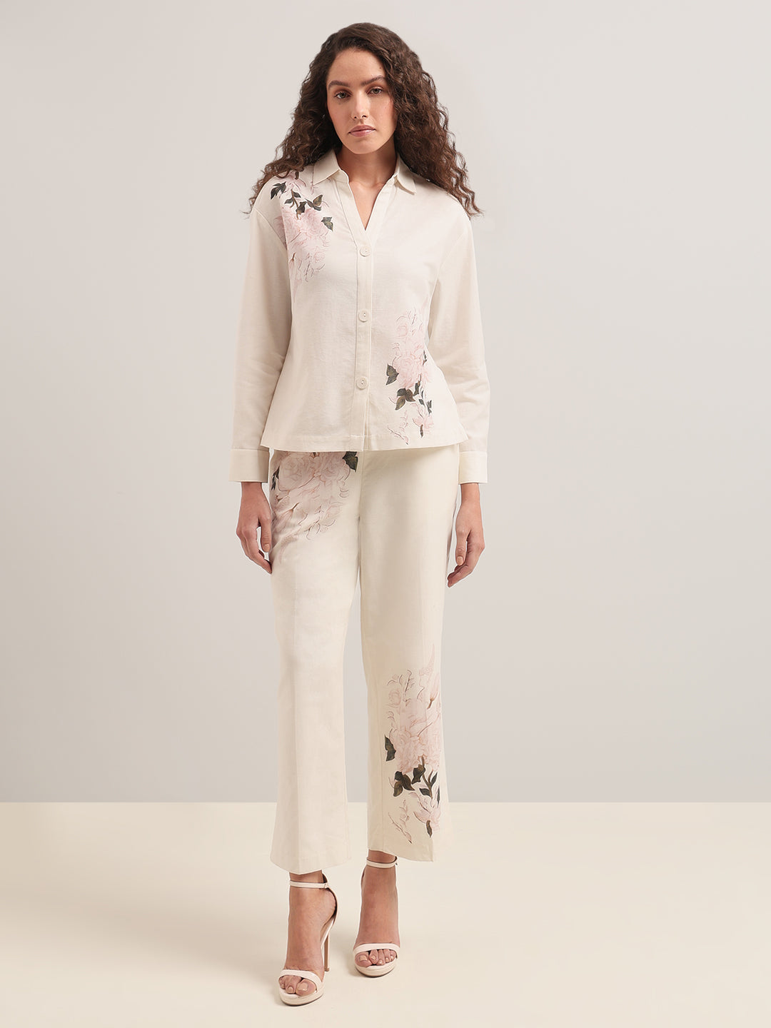 Floral Print Full Sleeves Shirt