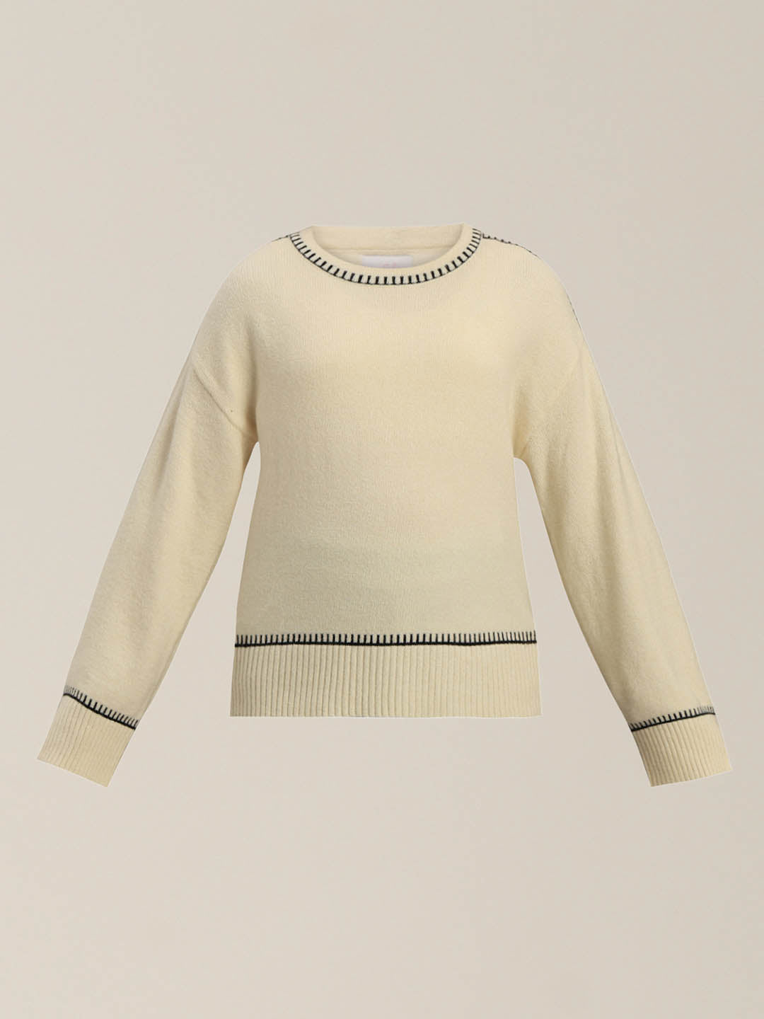 GIRLS Beige Knit Top