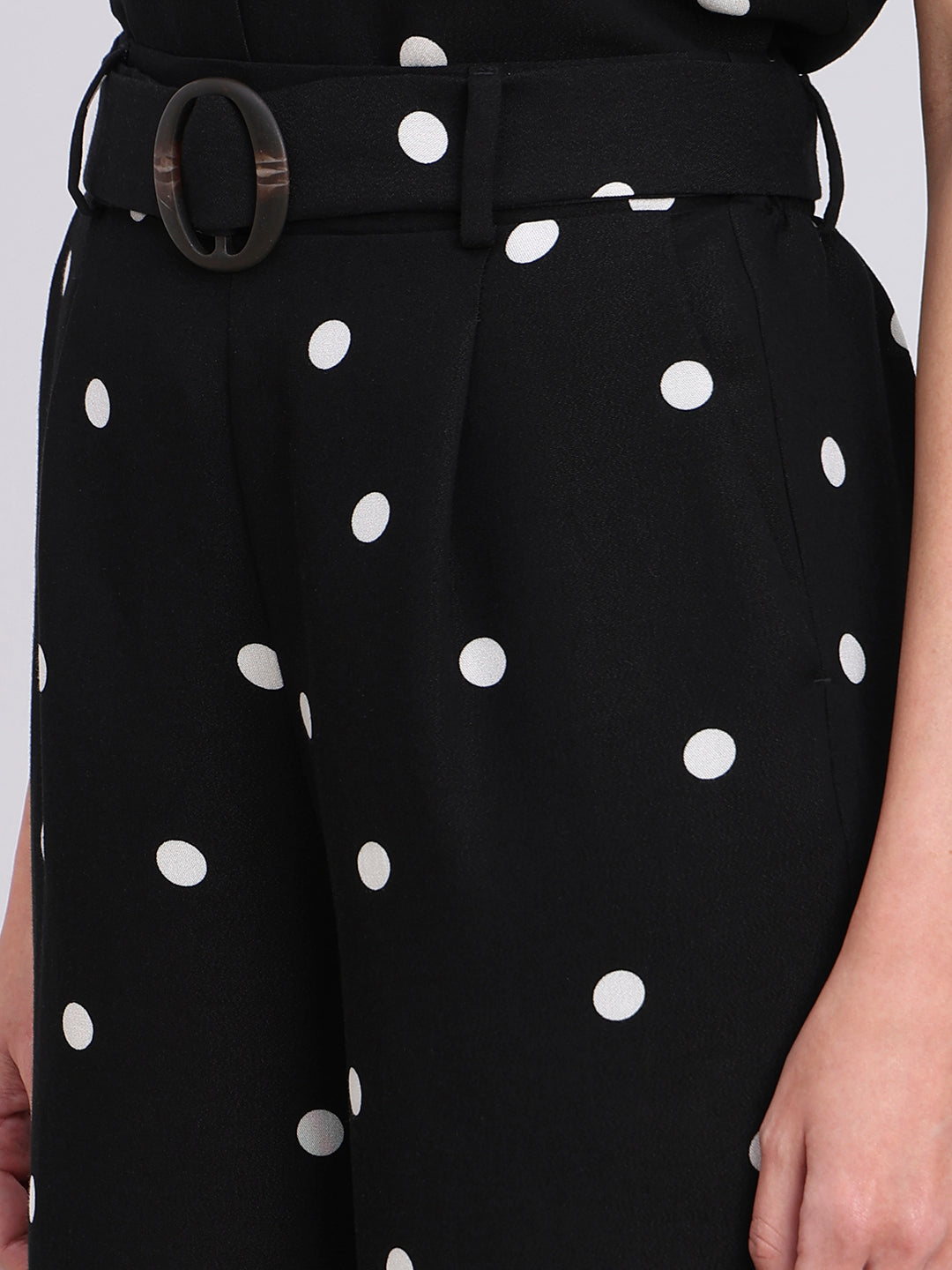 Polka Dot Wide Leg Pants