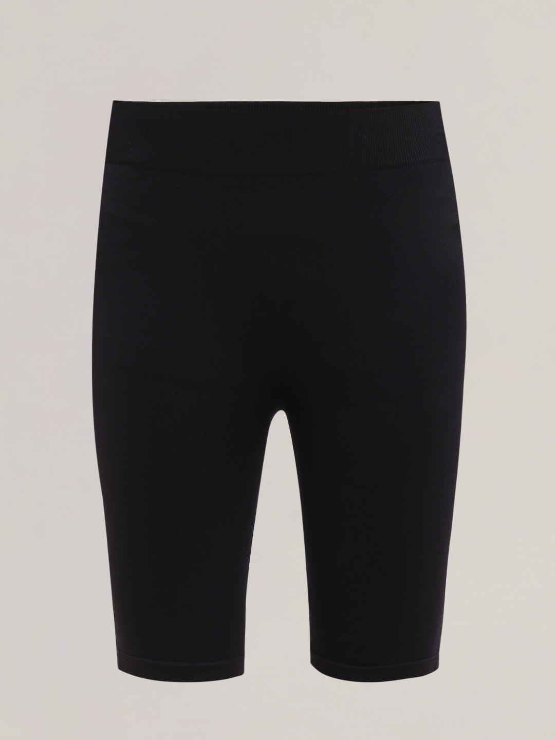 Black Seamless Biker Shorts