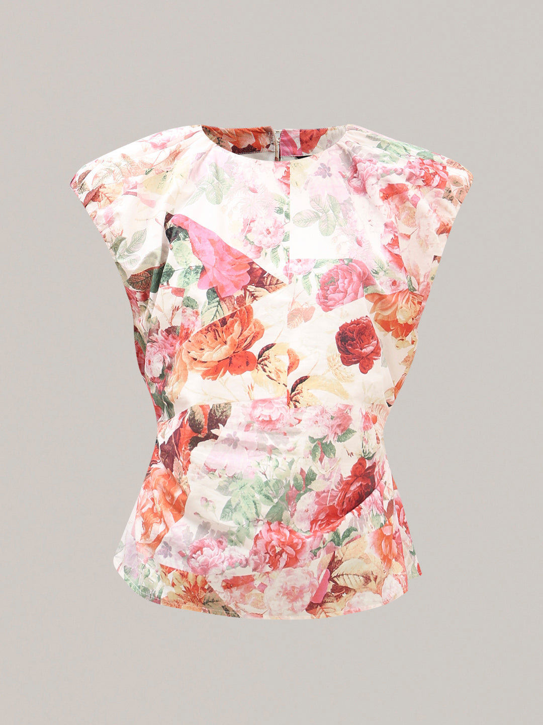 Floral Print Cotton Top