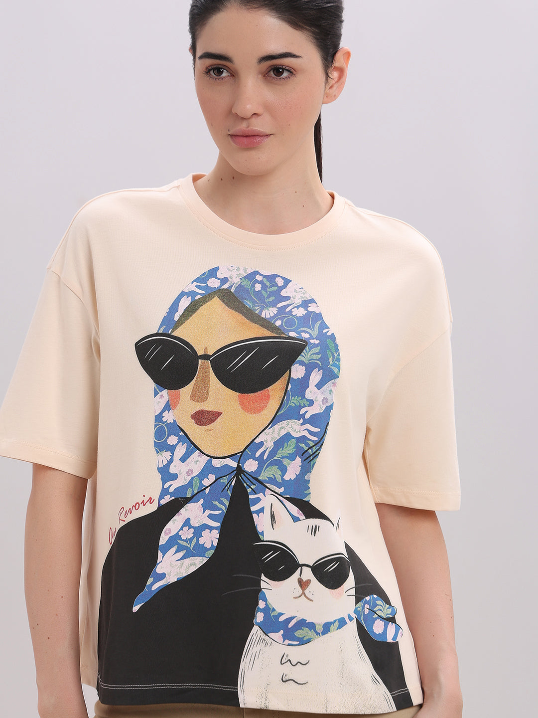 Graphic Print Cotton T-shirt