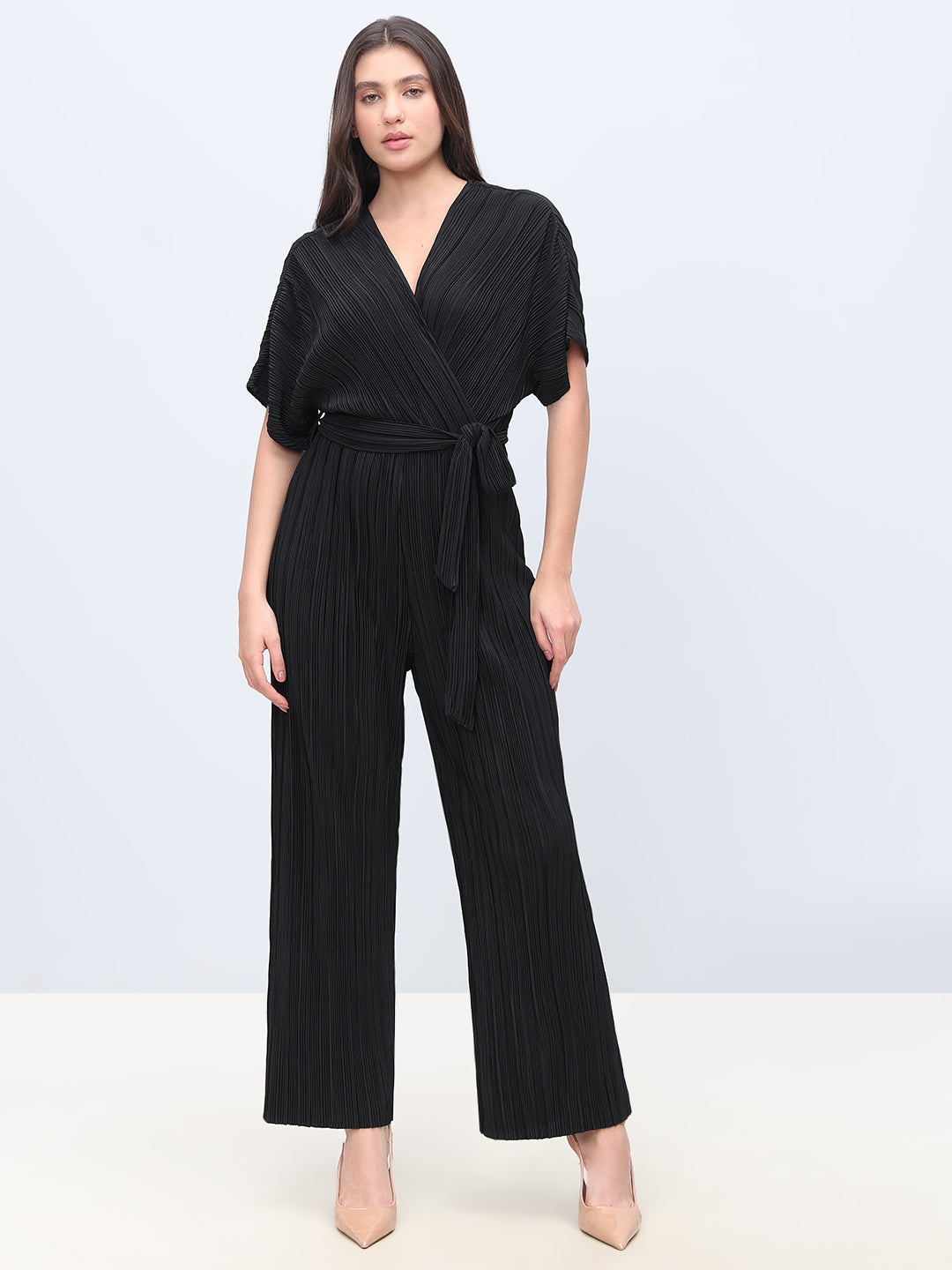 Black Ankle Length Jumpsuit