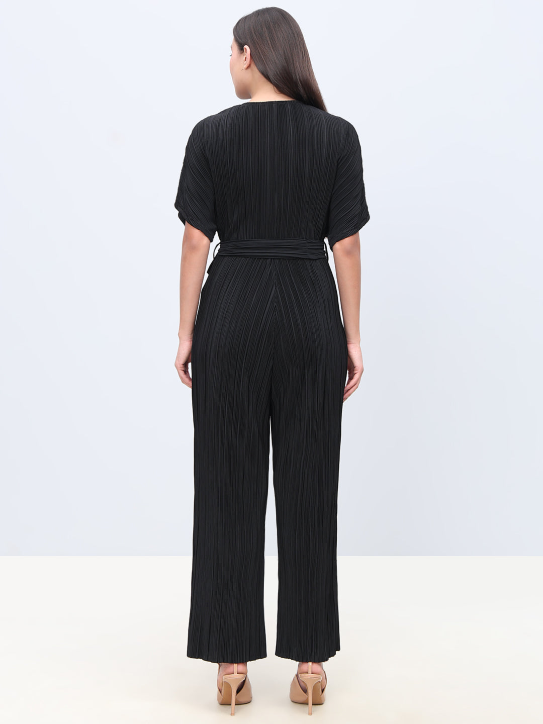 Black Ankle Length Jumpsuit