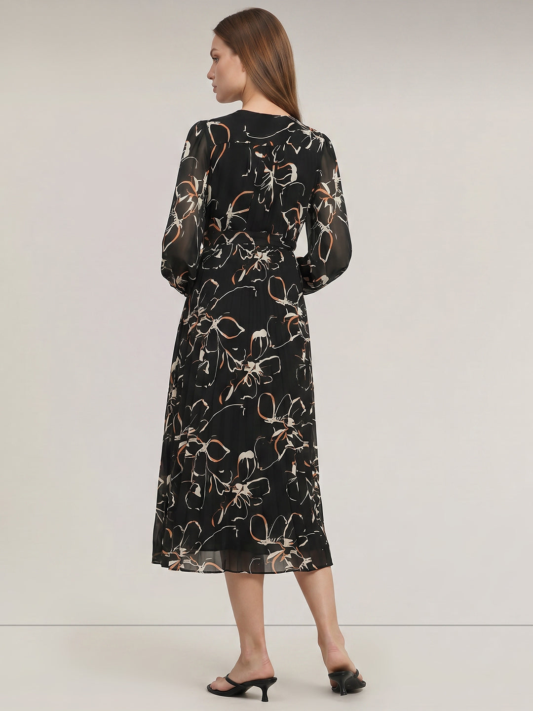 Floral V-Neck Dress