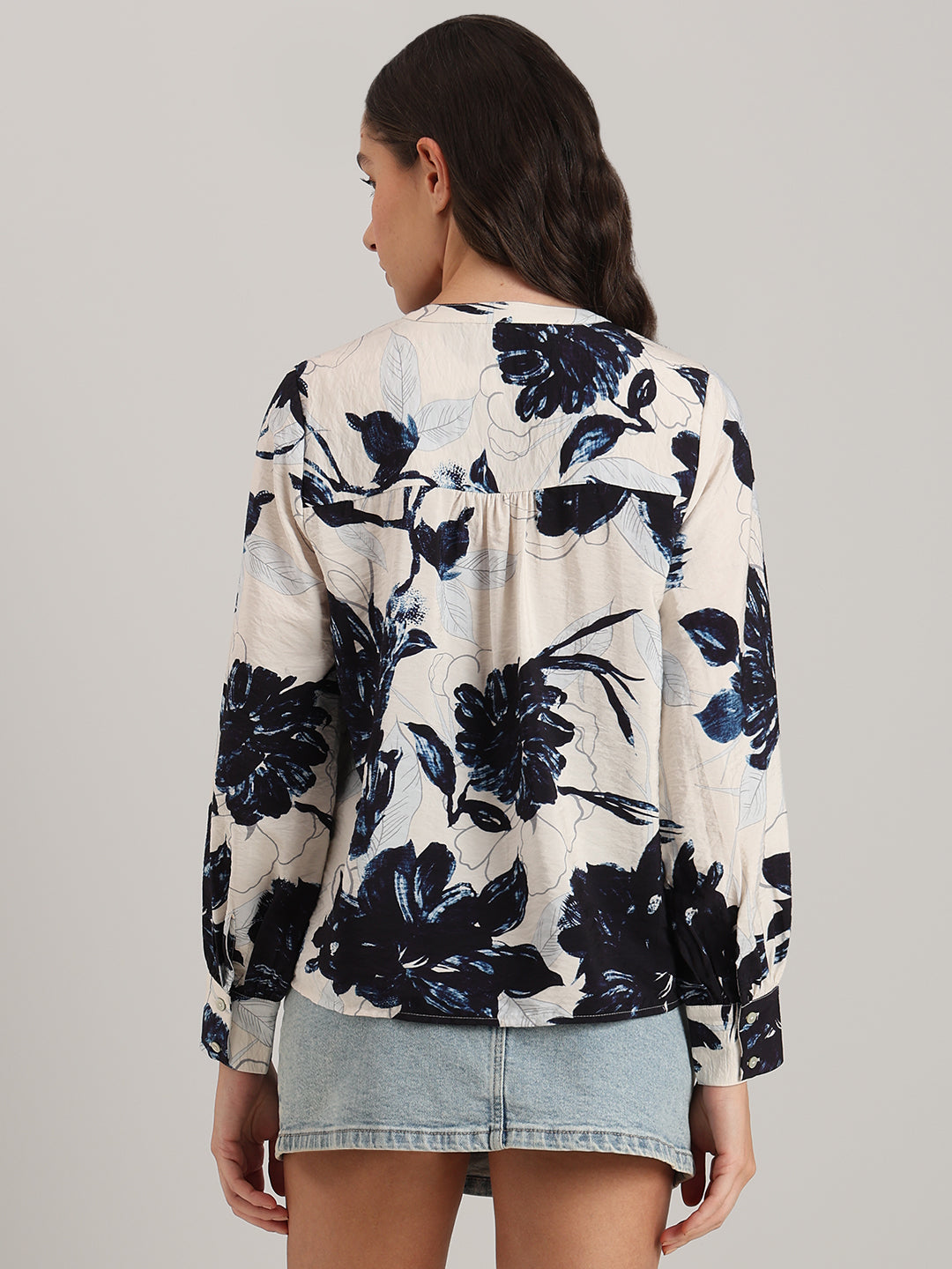 Printed Full Sleeves Top