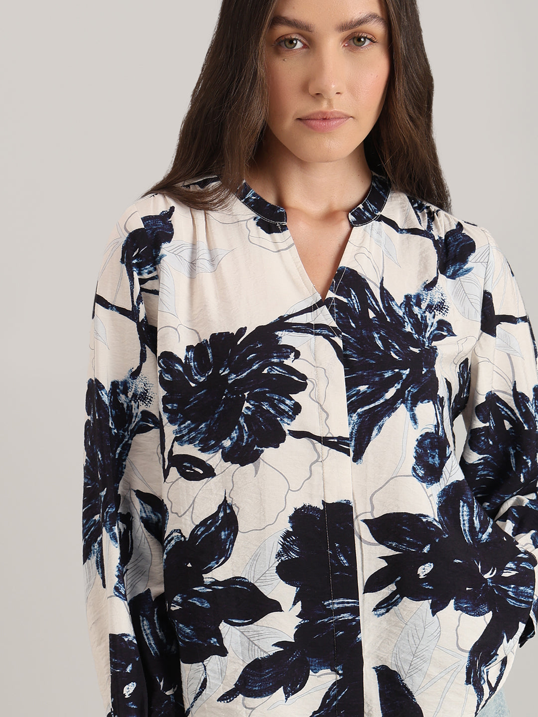 Printed Full Sleeves Top