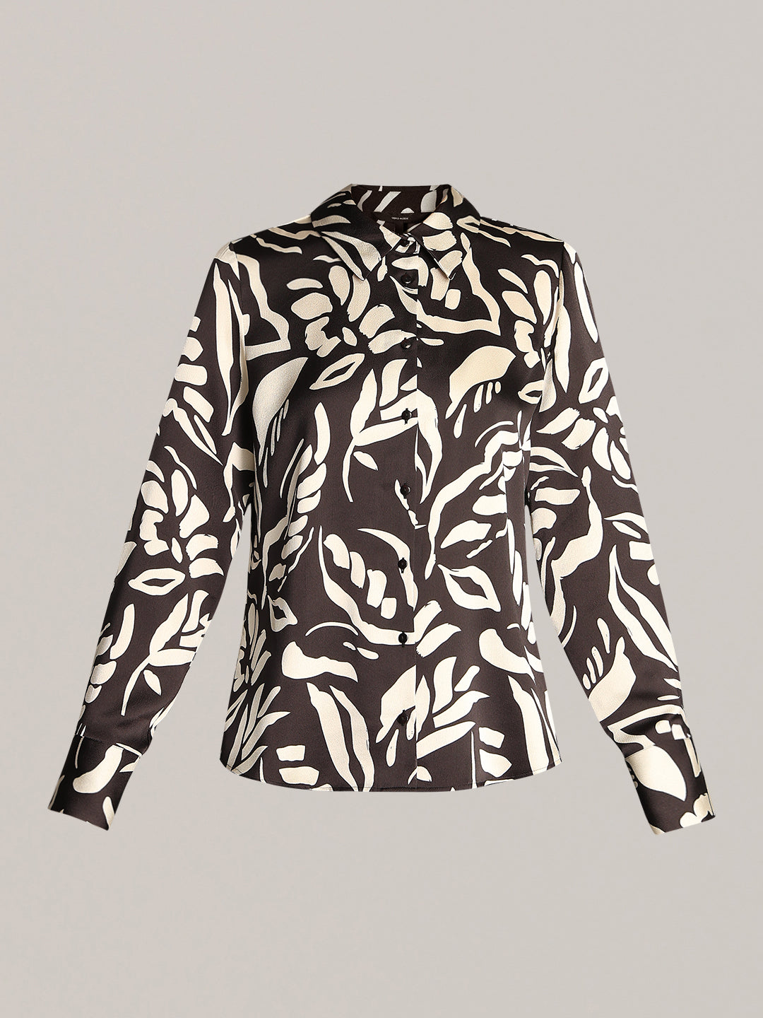 Black Printed Full Sleeves Shirt