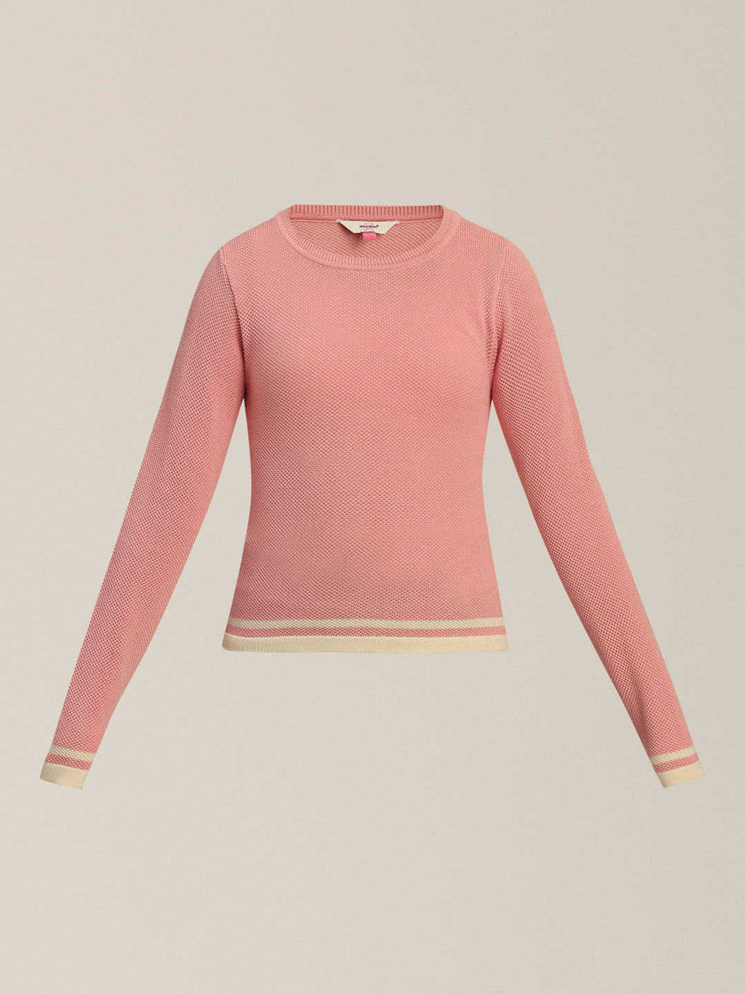 Girls Pink Full Sleeves Pullover