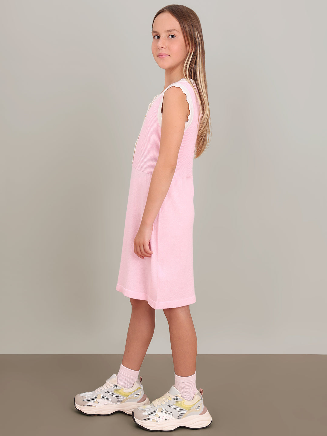 GIRL Blush Pink Shift Dress