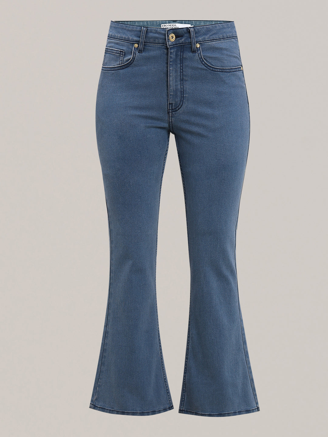 Blue High Rise Eric Bootcut Jeans