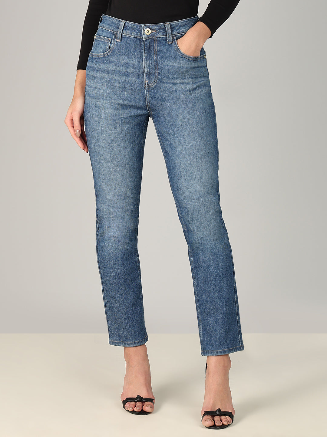 Classic Blue Straight Fit Jeans