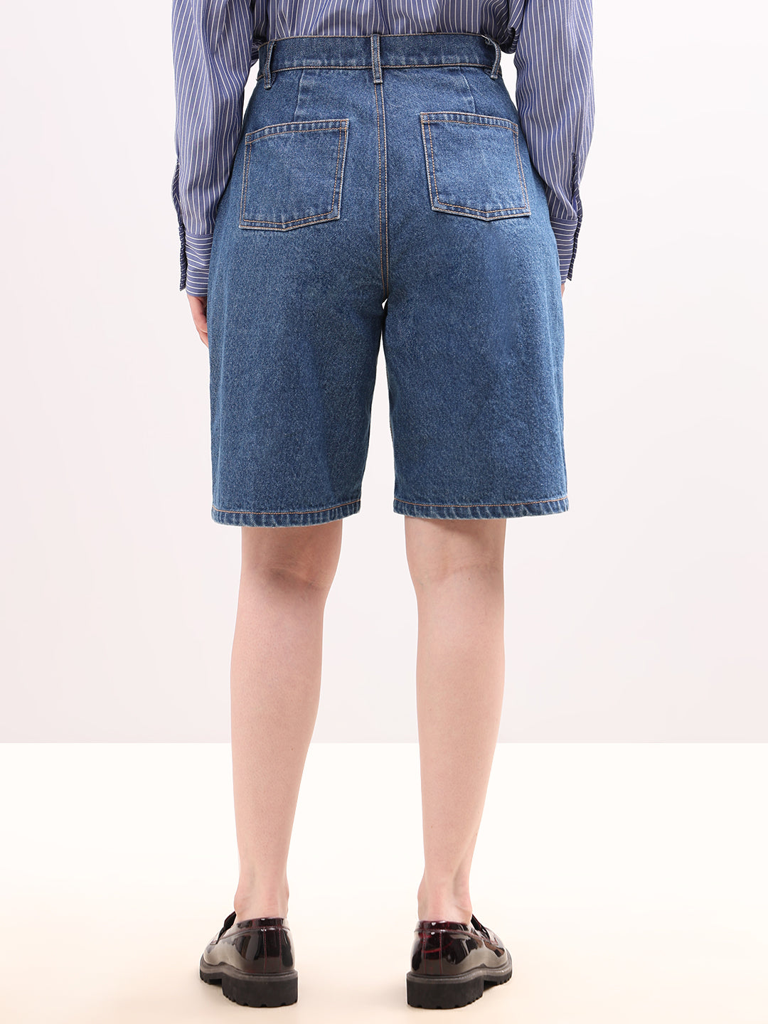 Blue Denim Shorts