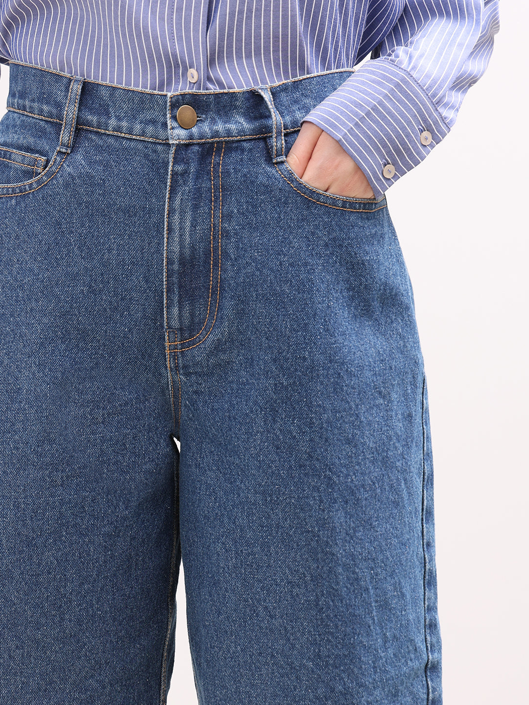 Blue Denim Shorts