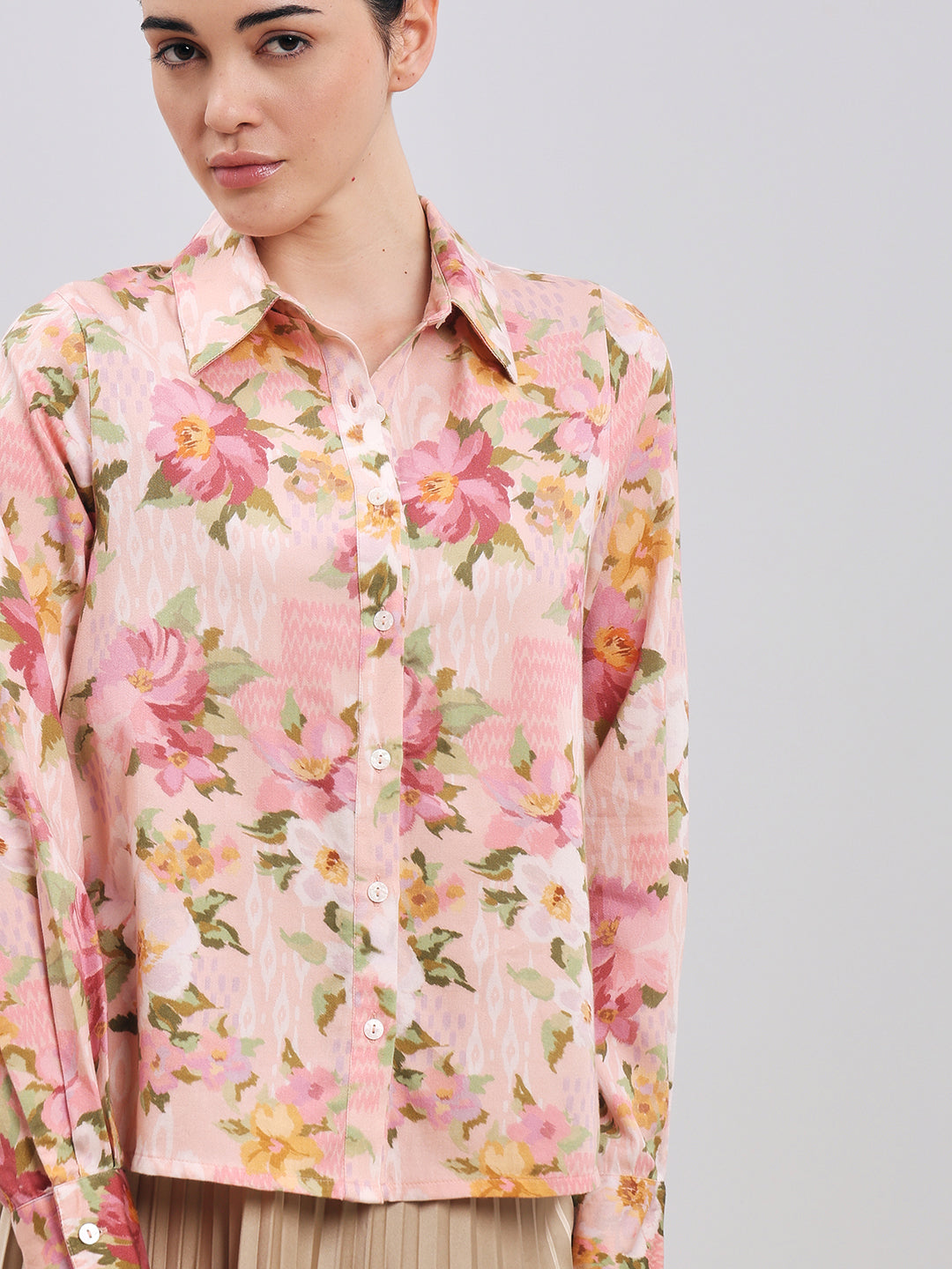 Floral Cotton Shirt