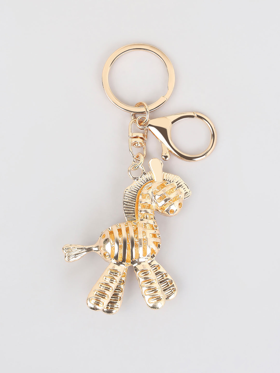 Zebra Embellished Bag Charm