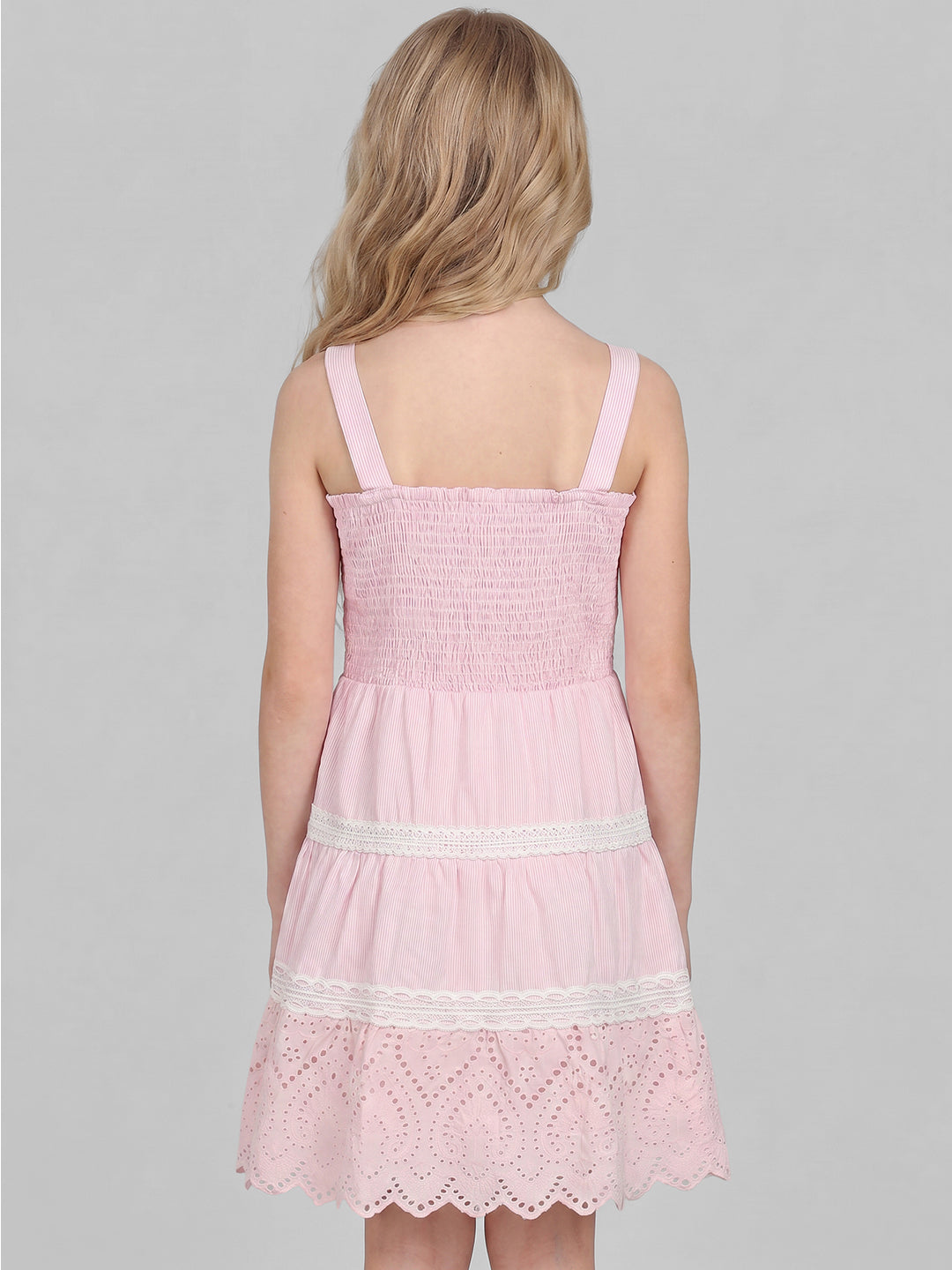GIRLS Pink Lace Dress