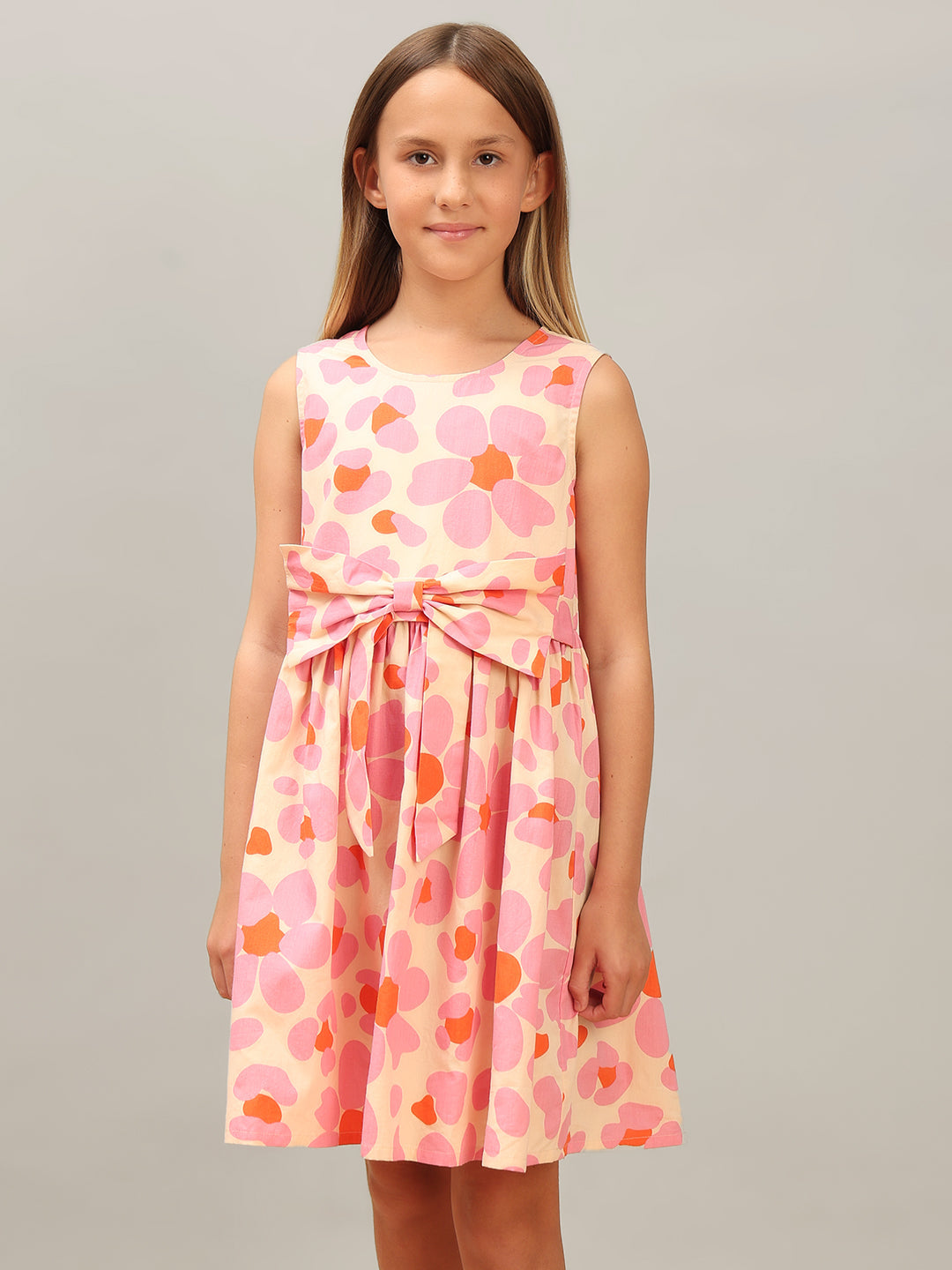 GIRL Printed Cotton Dress
