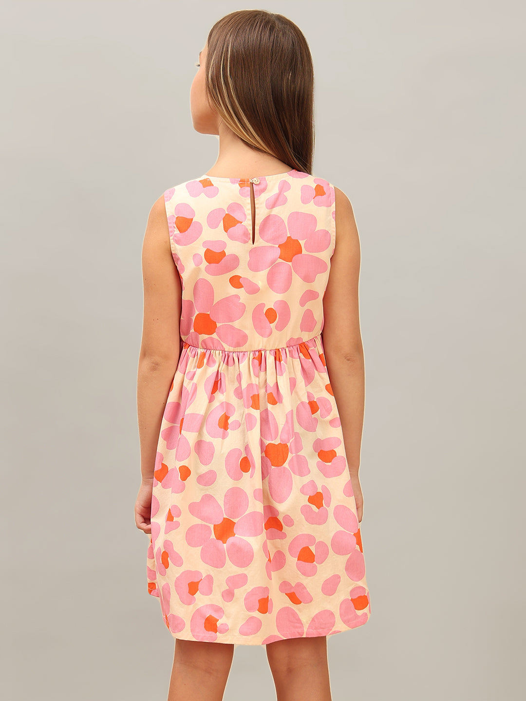 GIRL Printed Cotton Dress