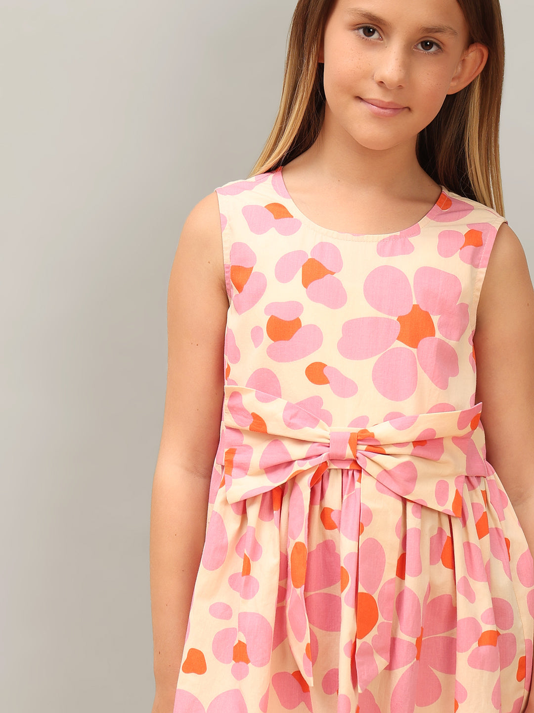 GIRL Printed Cotton Dress