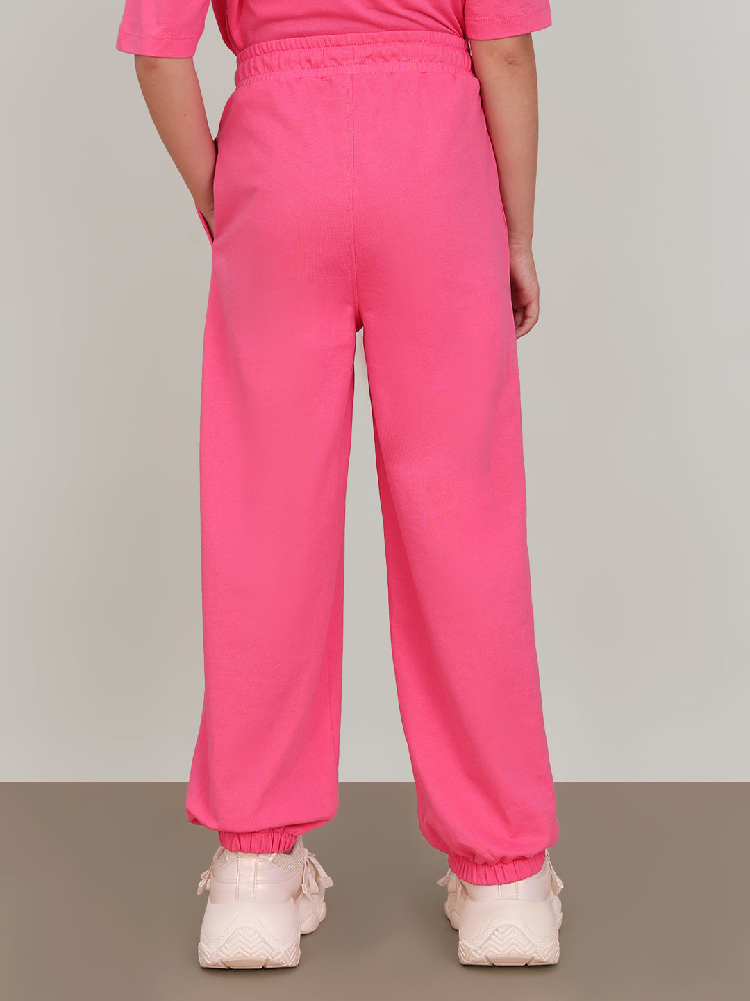 GIRL Pink Cotton Lounge Pants