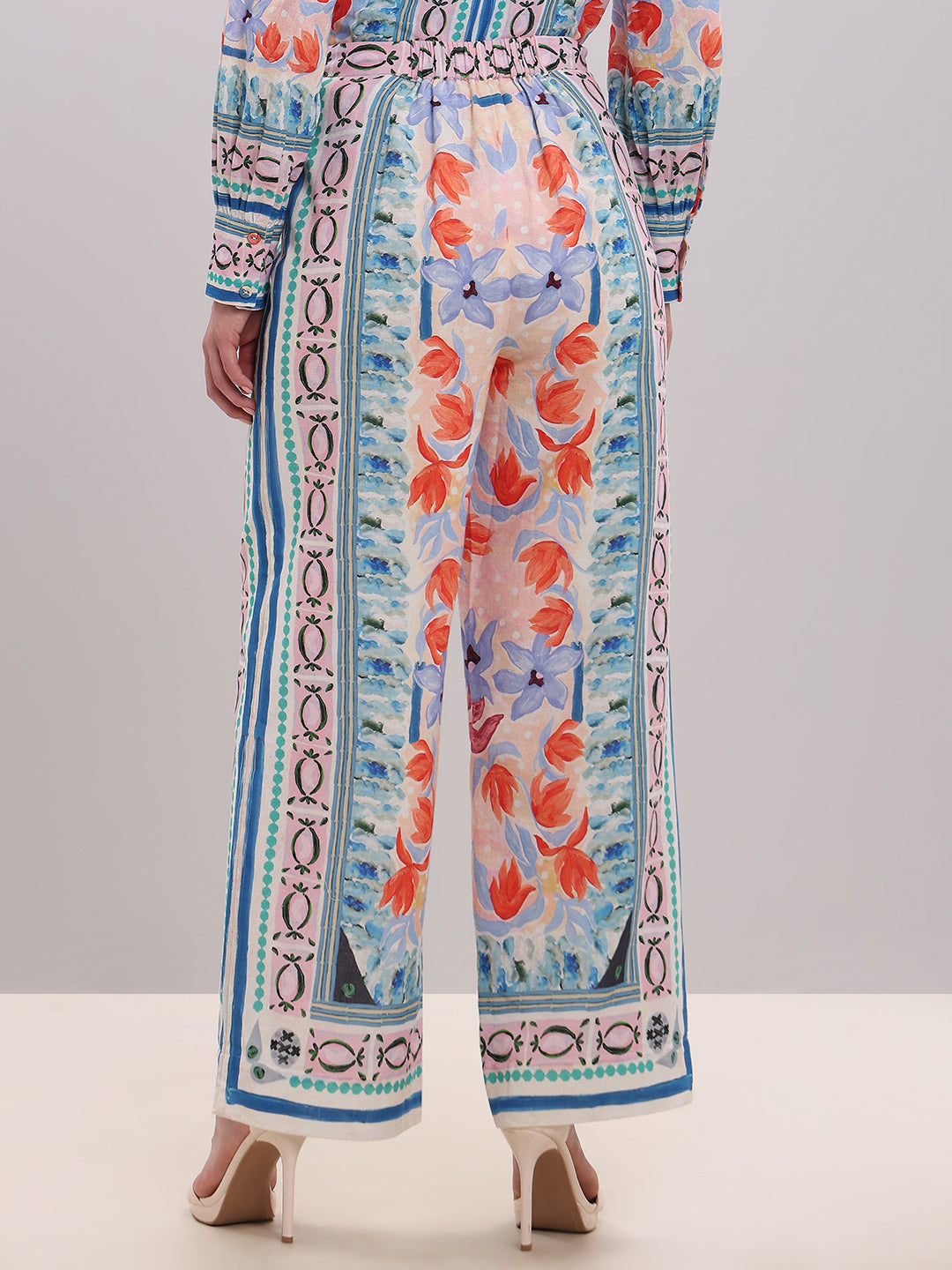 Multi-Colour Printed Pants