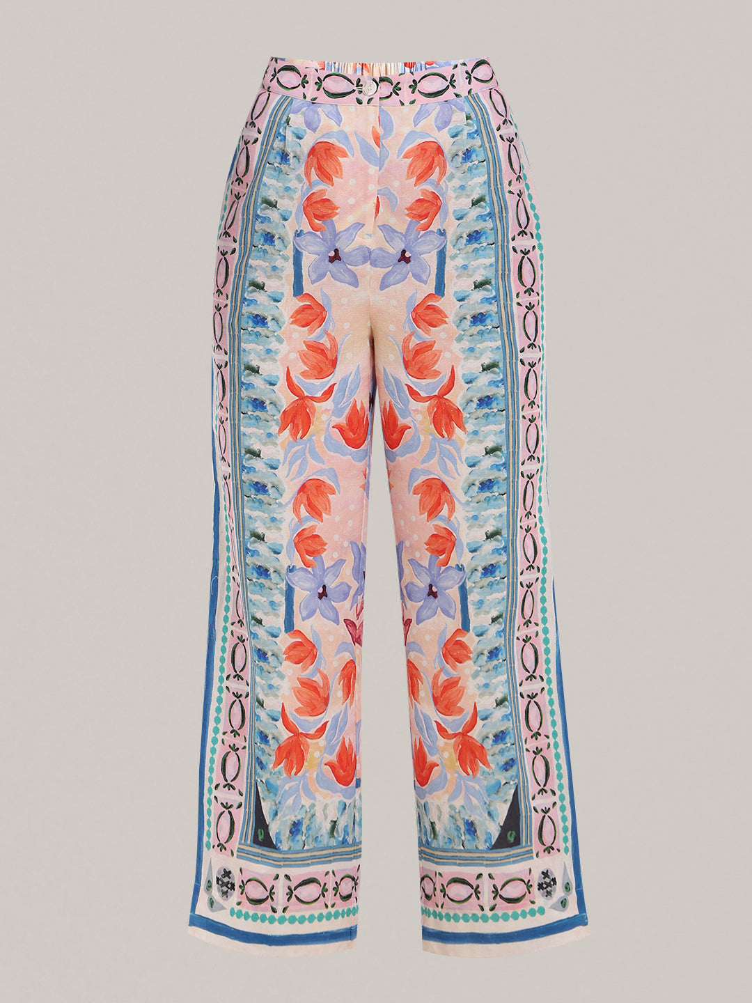 Multi-Colour Printed Pants