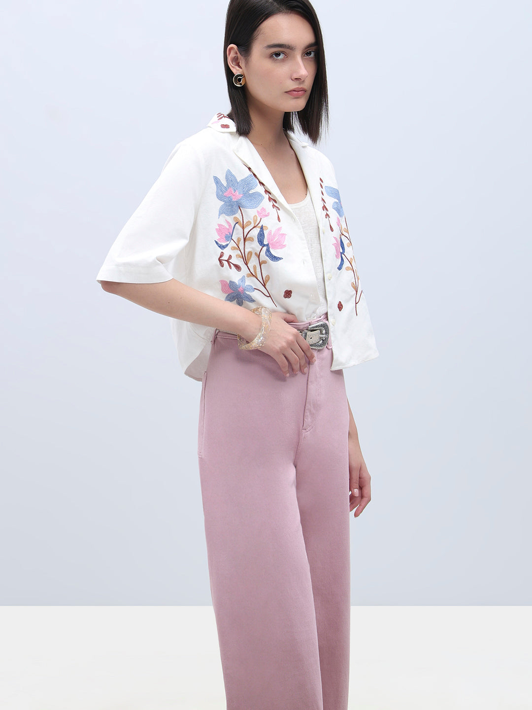 Floral Short Sleeves Shirt