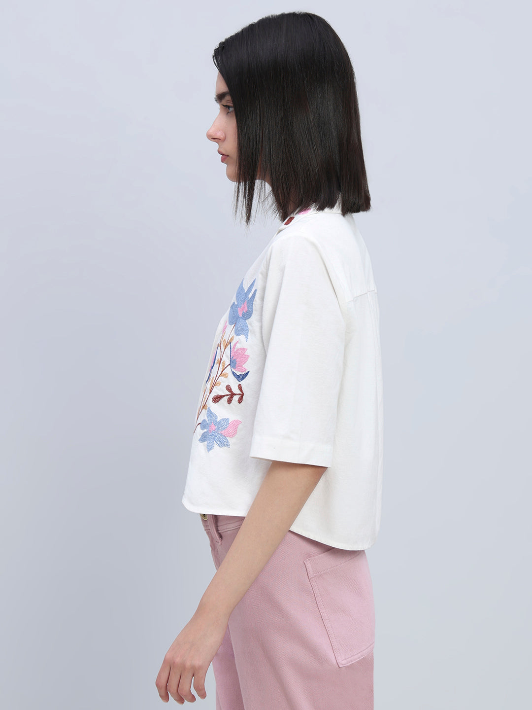 Floral Short Sleeves Shirt