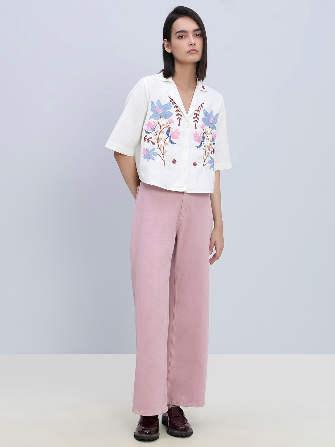 Floral Short Sleeves Shirt