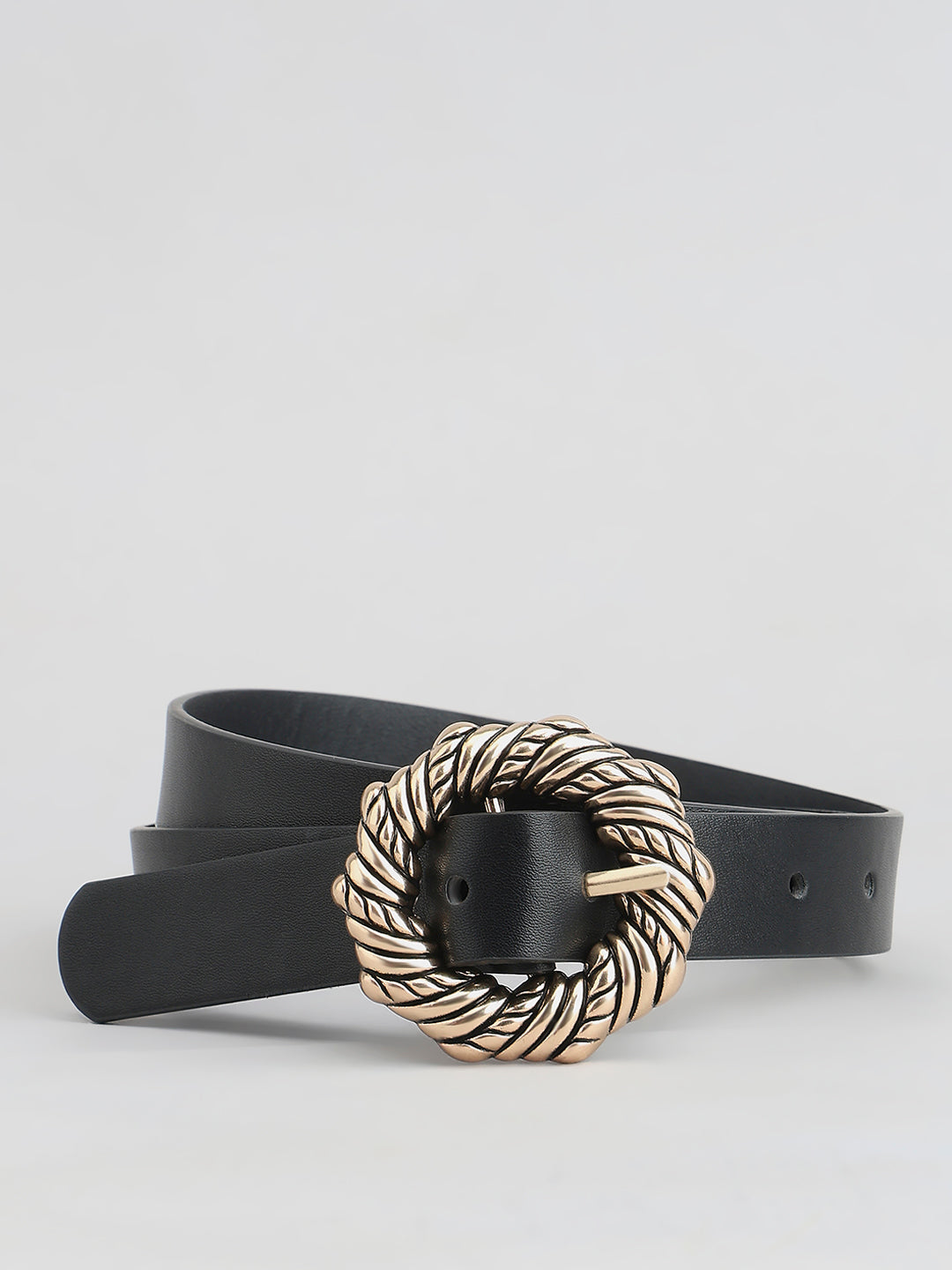 Black Antique Buckle Belt