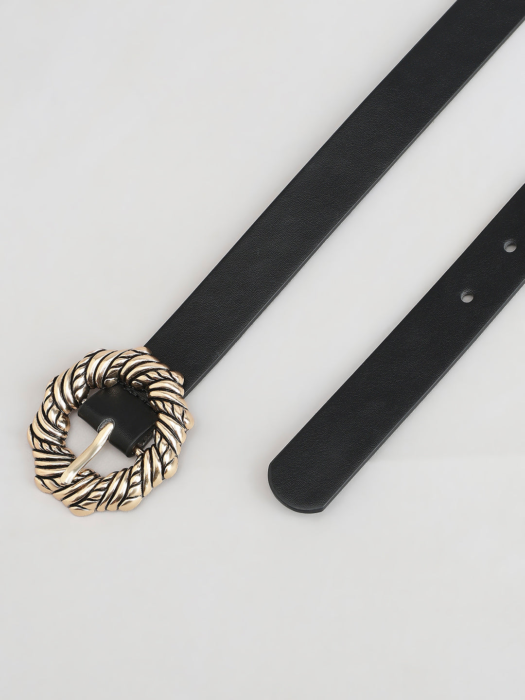 Black Antique Buckle Belt